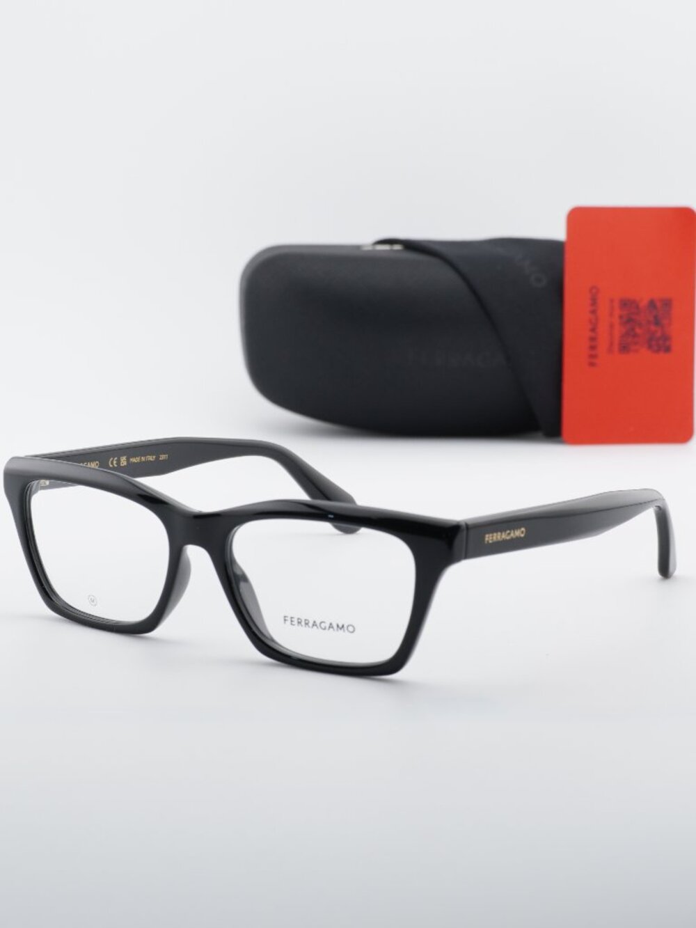 Salvatore Ferragamo SF2986 001 Square Eyeglasses 53mm – Black